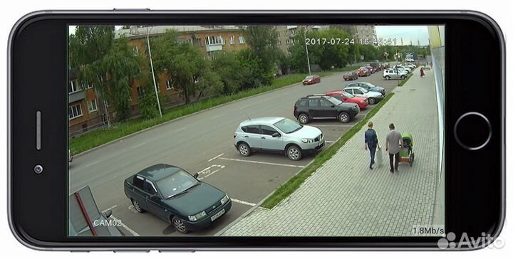 Видеонаблюдение. Комплект из 4 уличных 2мп камер