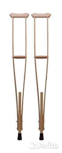 Костыли опорные деревянные пара