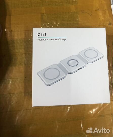 Беспроводная зарядка 3в1