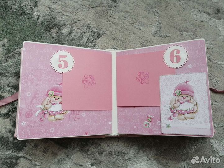 Фотоальбом/Мамины сокровища 12 месяцев для девочки