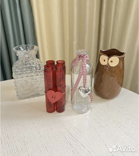 Вазы бокалы посуда кашпо