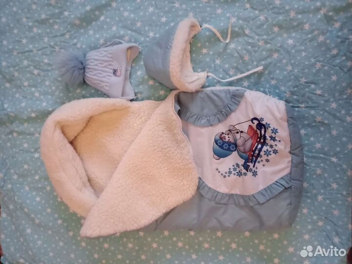 Конверт на выписку зимний