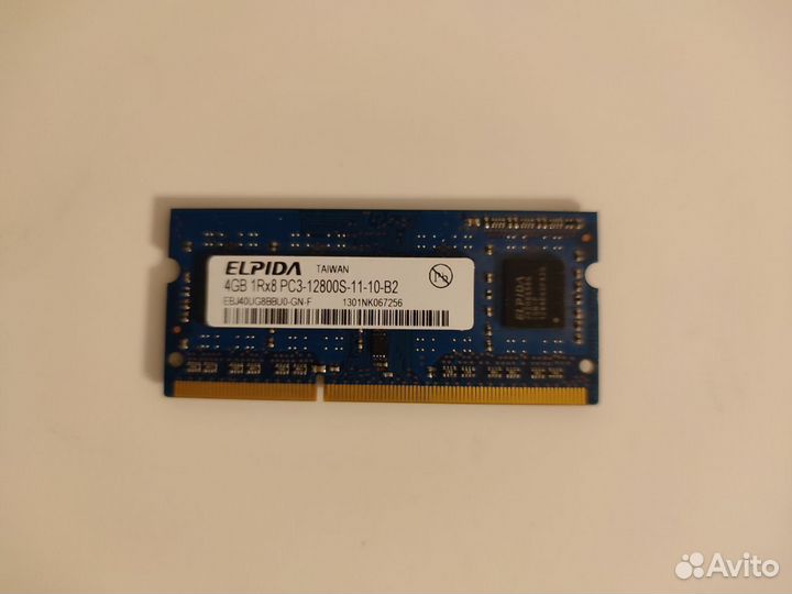 Оперативная память DDR3L для ноутбука Micron 4Gb