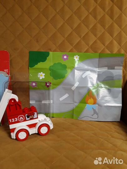 Лего дупло пожарная машина оригинал