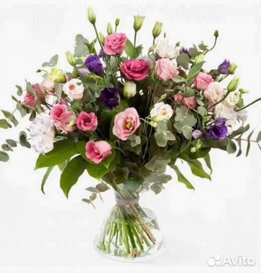 Букеты из эустомы