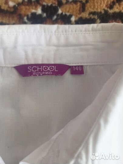 Рубашка школьная для девочки 146