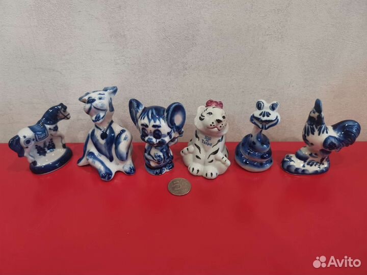 Фигурки Гжель