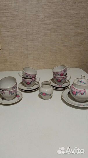 Чайный сервиз СССР фарфор