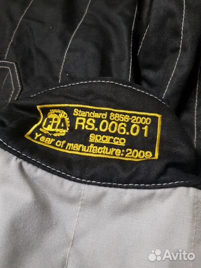 Комбинезон омологированный Sparco для ралли, автос