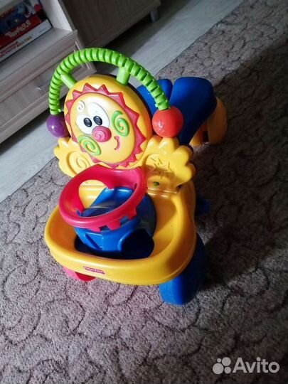 Детская машина каталка-ходунки Fisher Price