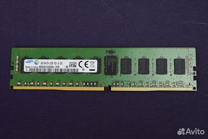 Память Б/У 8GB DDR4 samsung 2133 MHz 1Rx4