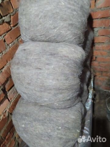 Шерсть овечья битая