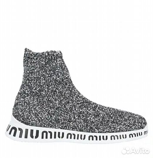 Ботильоны mlu miu с пайетками Оригинал 36 р