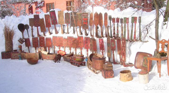 Старинные предметы русского быта в музей ресторан