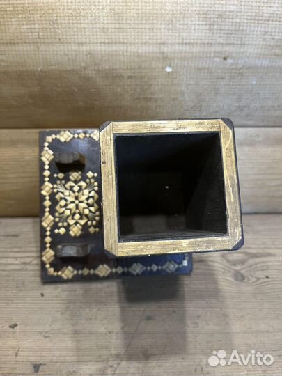 Карандашница Шкатулка деревянная