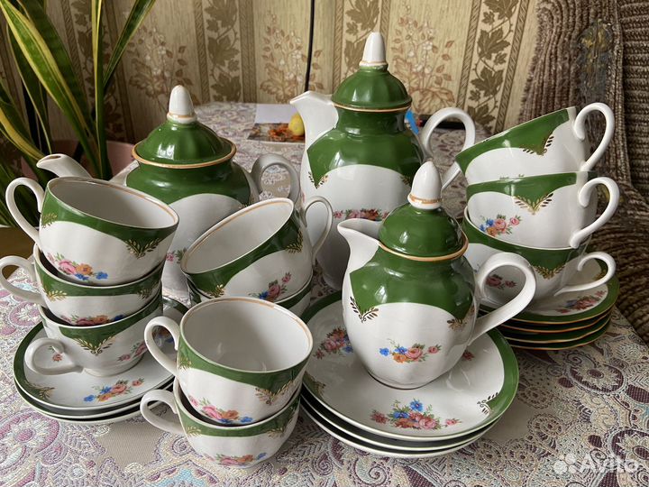 Сервиз чайный-кофейный Дулево СССР