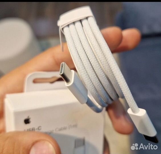 Кабель Apple USB-C Charge Cable плетеный 1m 60w