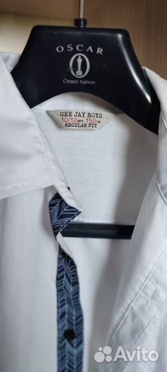 Рубашка школьная белая