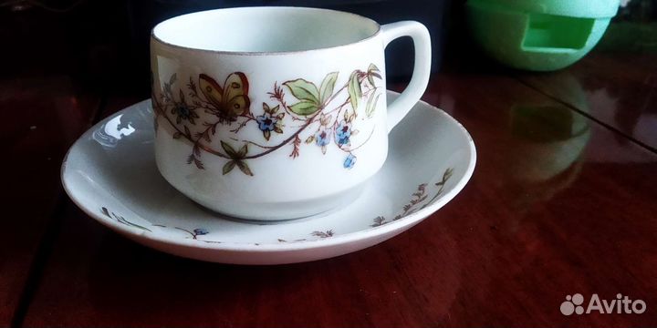 Чайная пара нгф Грузино 1920-е годы