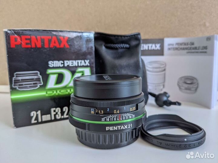Объектив Pentax SMC DA 21mm f/3.2 Limited