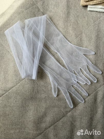 Новые перчатки из фатина