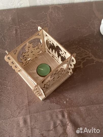 Подсвечник деревянный
