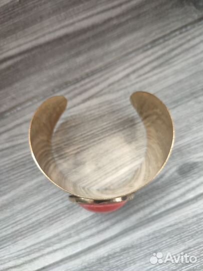 Браслет из латуни с рисунком