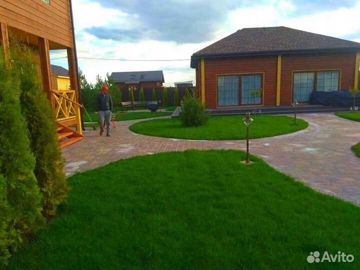 Укладка и продажа рулонного газона