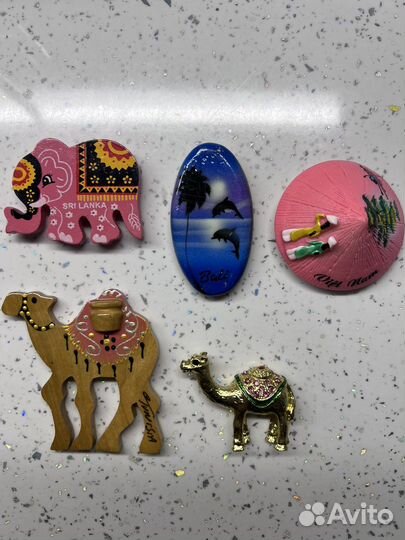 Магниты на холодильник из разных стран