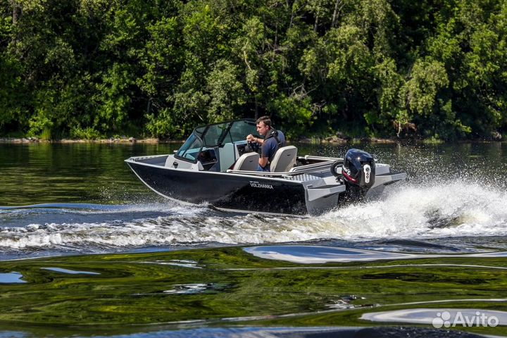 Лодка Волжанка 44 Fish Сентябрь 2024