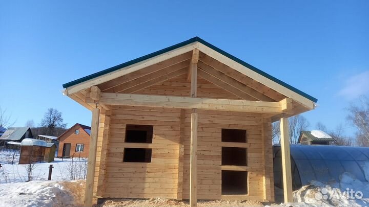 Строительство бань из бруса