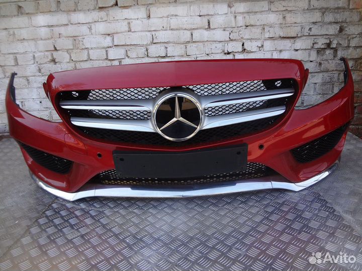 Бампер передний оригинал Мерседес w 205 амг пакет