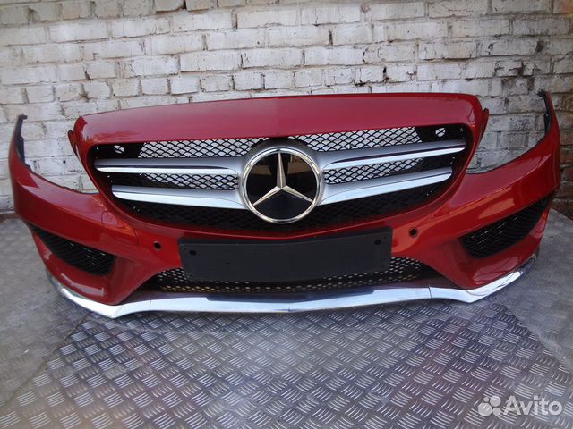 Бампер передний оригинал Мерседес w 205 амг пакет