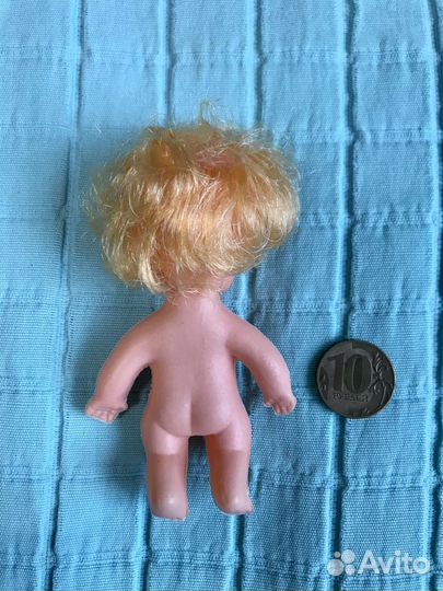 Кукла-пупсик с волосами из 90-х