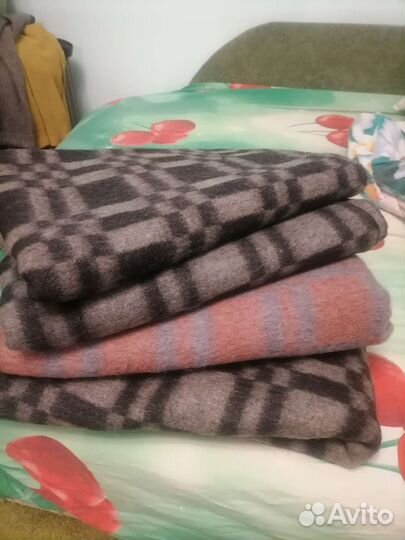 Одеяло шерстяное новое