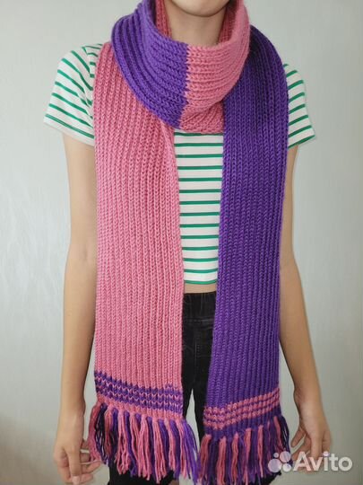 Шарф длинный