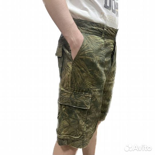 Шорты карго камуфляжные мужские
