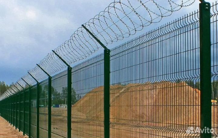 Забор из 3D сетки ,ворота, калитки быстро
