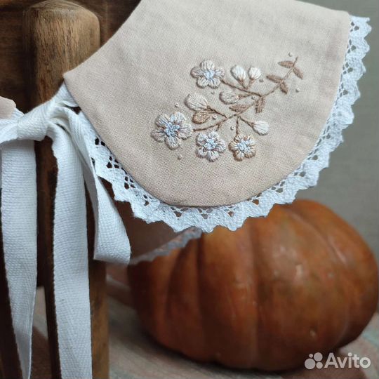 Съемный воротничок ручная работа