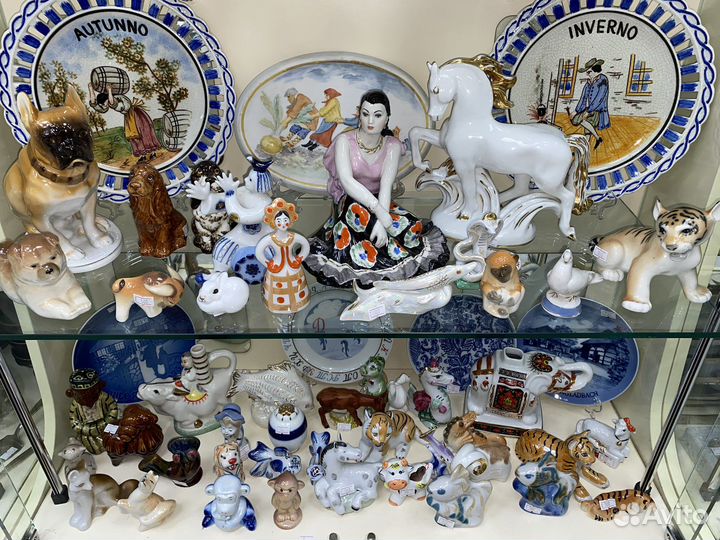 Лфз Дулево фарфор животные