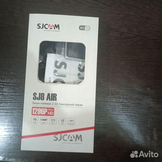 Экшен камера sjcam sj8 air + карта памяти на 64 гб