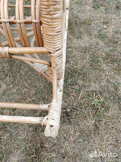 Кресло-качалка плетёное