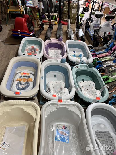 Детская ванночка для купания складная