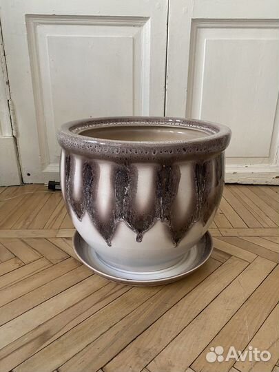 Горшок большой (гигантский) керамический