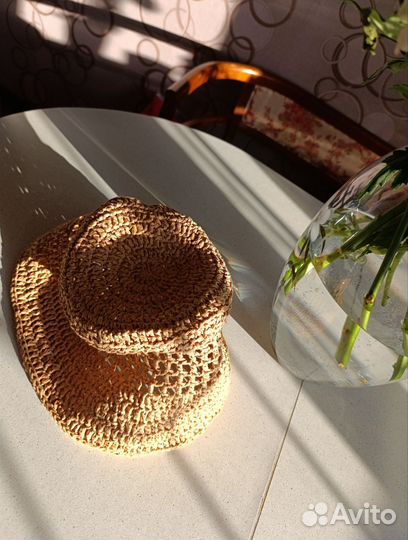 Панама женская из рафии