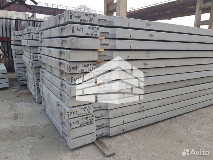 Плита перекрытия пустотная пк 62.12-8атvт new жби