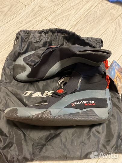 Неопреновые ботинки 5 мм, для серфинга