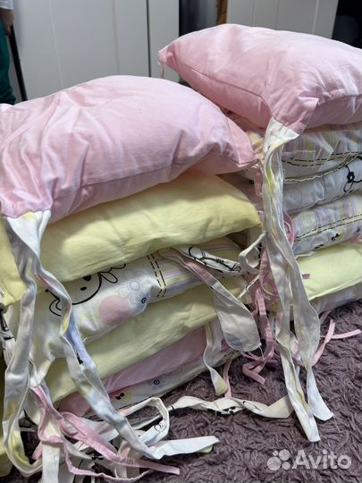 Комплект детского постельного белья с балдахином