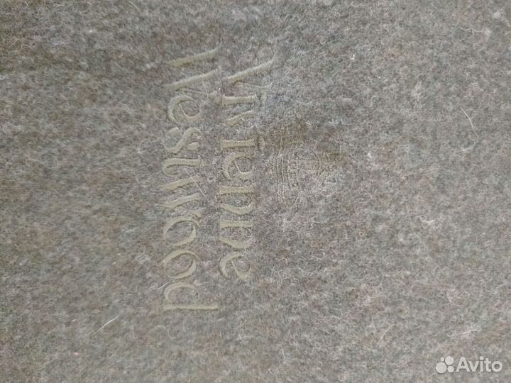 Шарф/Шерсть/Редкий/Дизайнерский/Vivienne Westwood