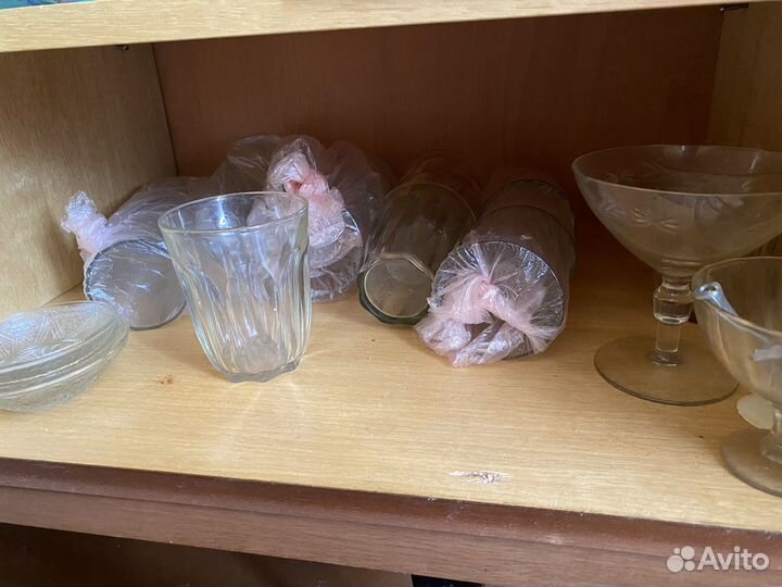 Бокалы и Стаканы граненые СССР
